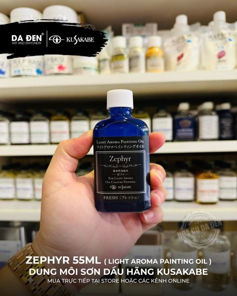 Dung Môi Sơn Dầu Kusakabe Zephyr (Light Aroma Painting Oil) 55ml