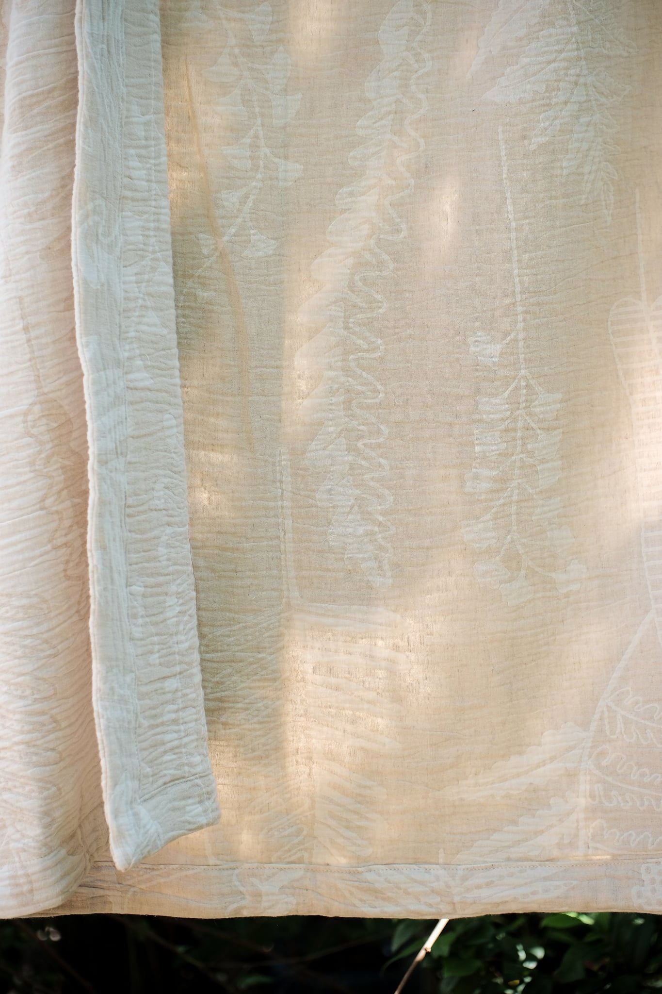  Chăn Muslin Linen-Cotton dệt họa tiết | Jacquard Linen-Cotton Muslin Blanket 