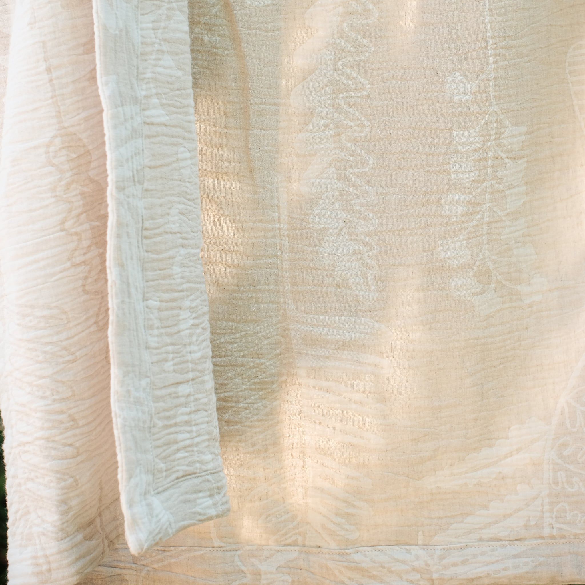  Chăn Muslin Linen-Cotton dệt họa tiết | Jacquard Linen-Cotton Muslin Blanket 