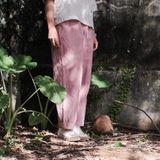  Quần Linen Cotton Mustard | Lincotta pants | WOMEN CLOTHING 