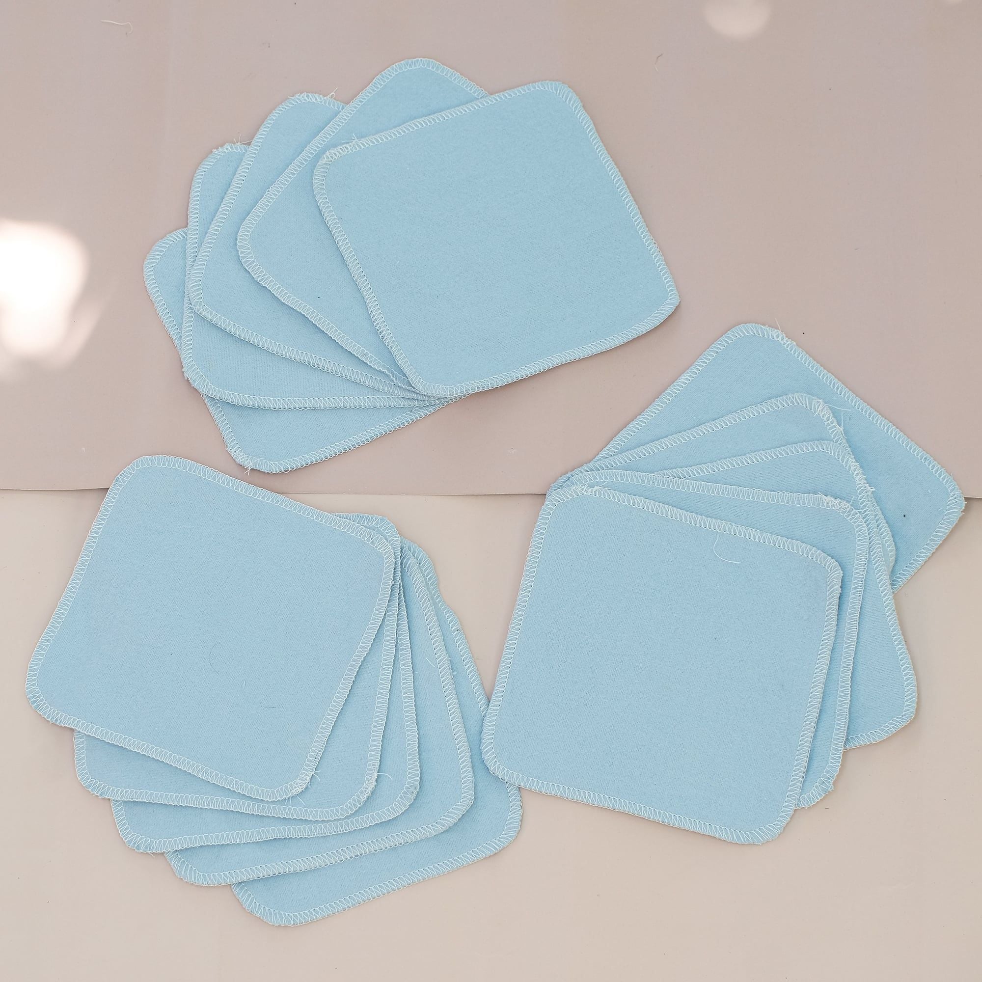  Khăn lau mông 12x12 cm | Organic cotton molton wipes | READY TO SHIP 