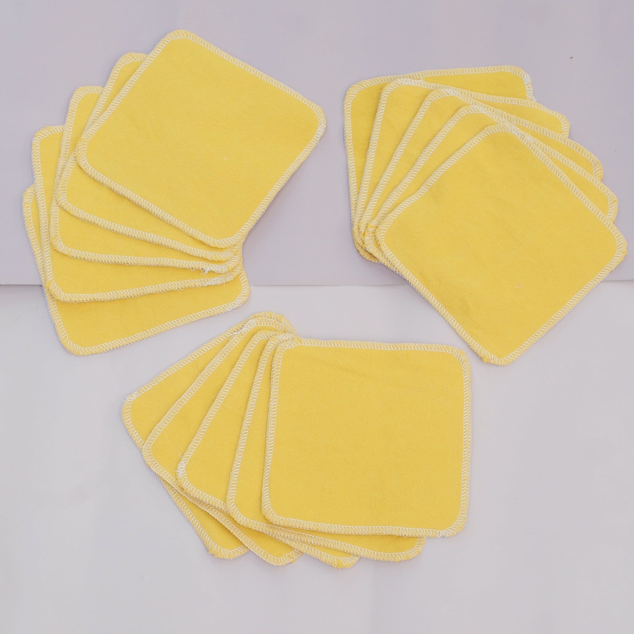  Khăn lau mông 12x12 cm | Organic cotton molton wipes | READY TO SHIP 