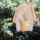  Áo y tá cài nút lệch | Pastel yellow Nurse blouse | CHOI SEWING | PRE-ORDER 
