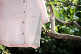  Áo y tá cài nút lệch | Pastel Pink Nurse blouse | CHOI SEWING | PRE-ORDER 