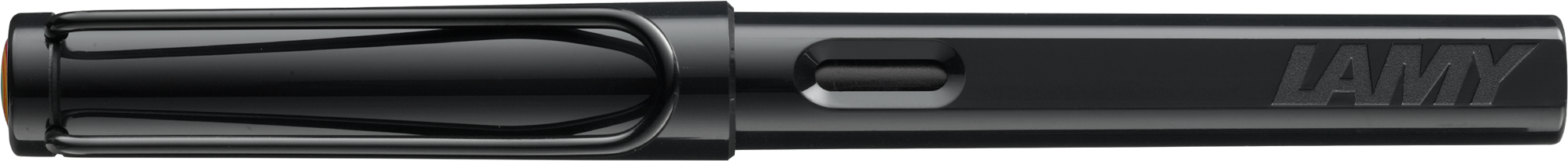 safari 0B2 all black multi, set of 6 coloured rings