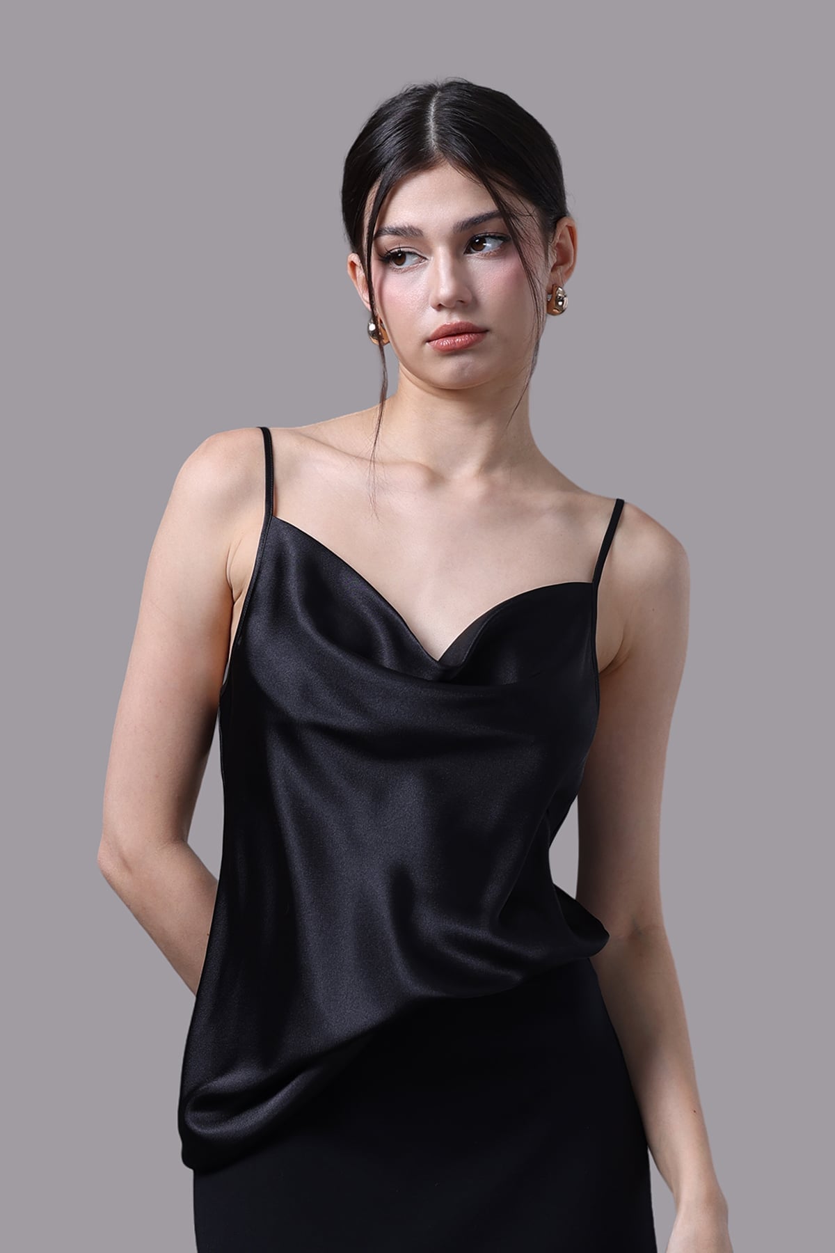 Áo camisole nữ Vera satin trơn - V0675