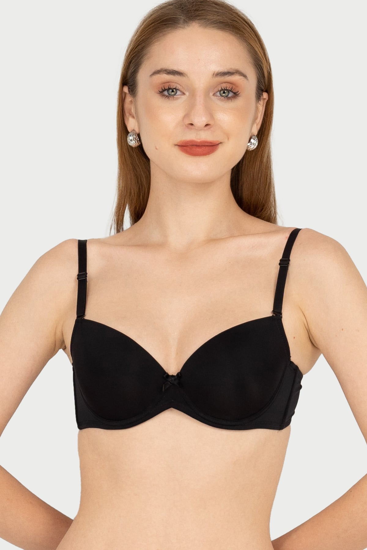Áo ngực Misaki cup 3/4 mút mỏng dáng trơn basic -M1004