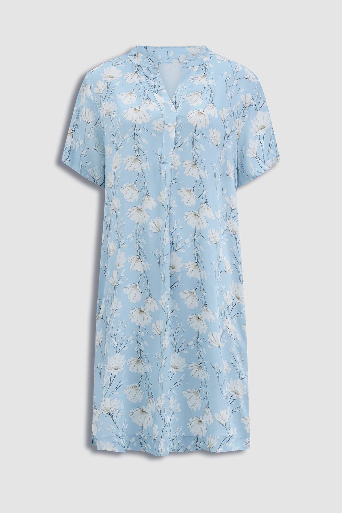 Đầm ngắn nữ Vera rayon in tay ngắn - V0830