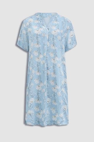 Đầm ngắn nữ Vera rayon in tay ngắn - V0830