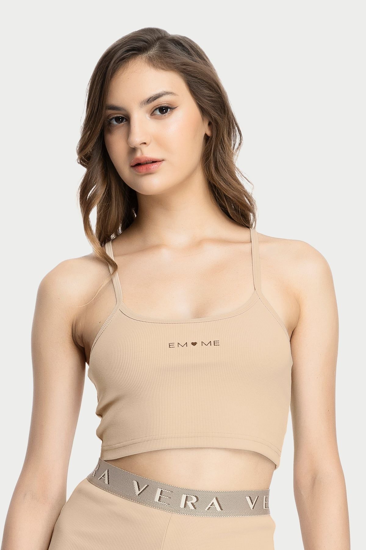 Áo Camisole nữ Vera by Chipu Cotton Rib trơn - C0017