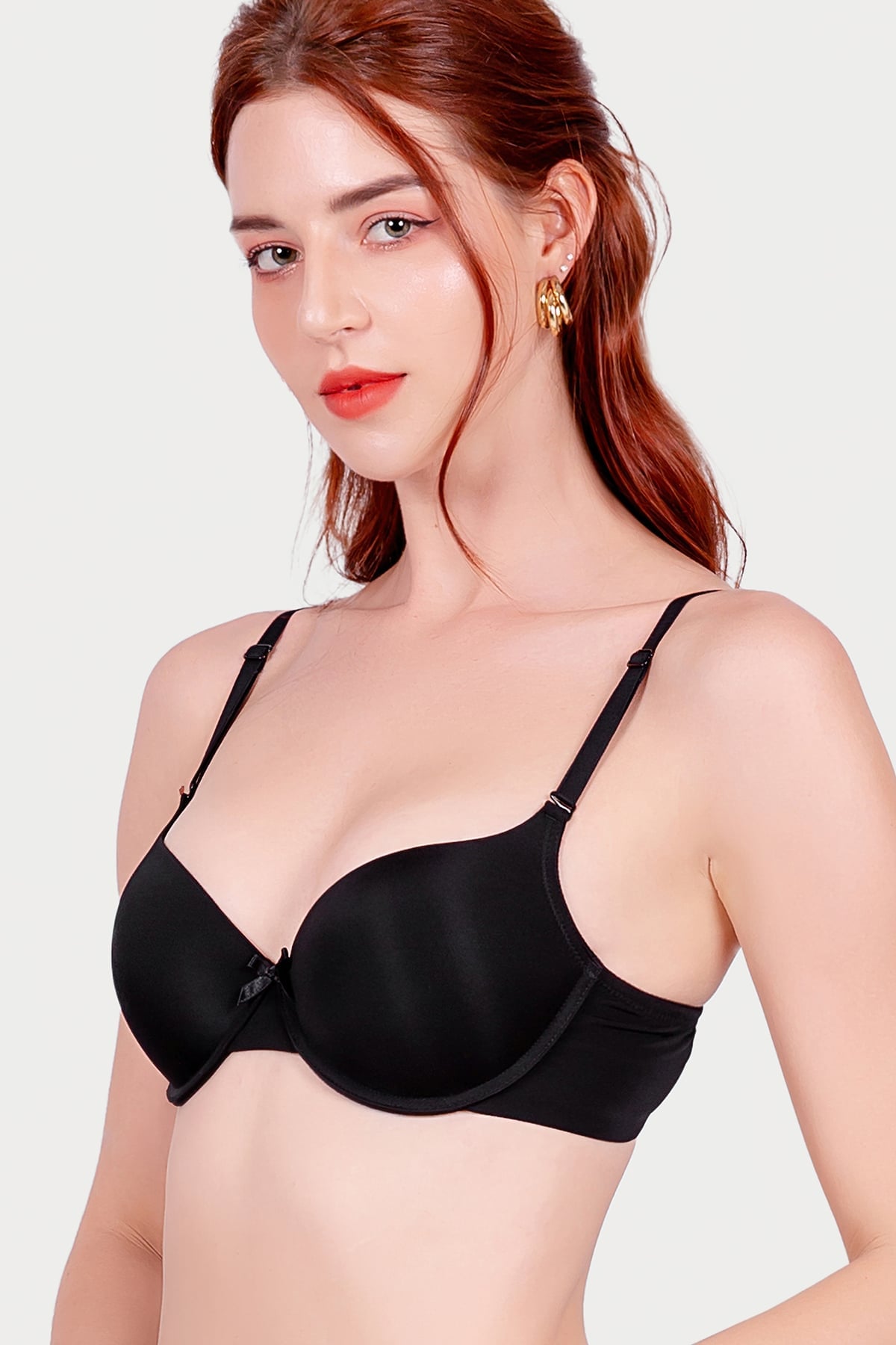Áo ngực Misaki mút dày cúp ren phối dây lưng ren - 8310