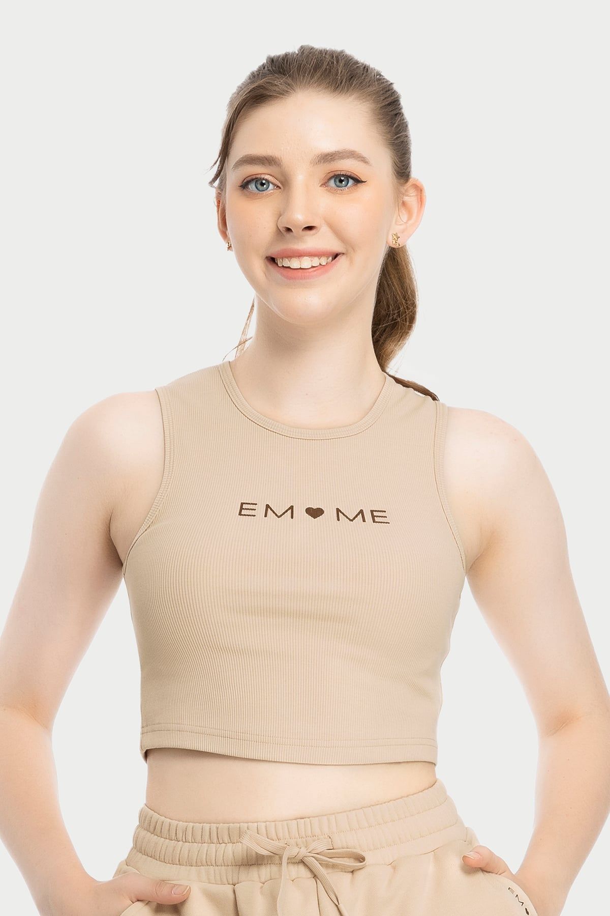 Áo T - top nữ Vera by Chipu Cotton Rib trơn - C0015