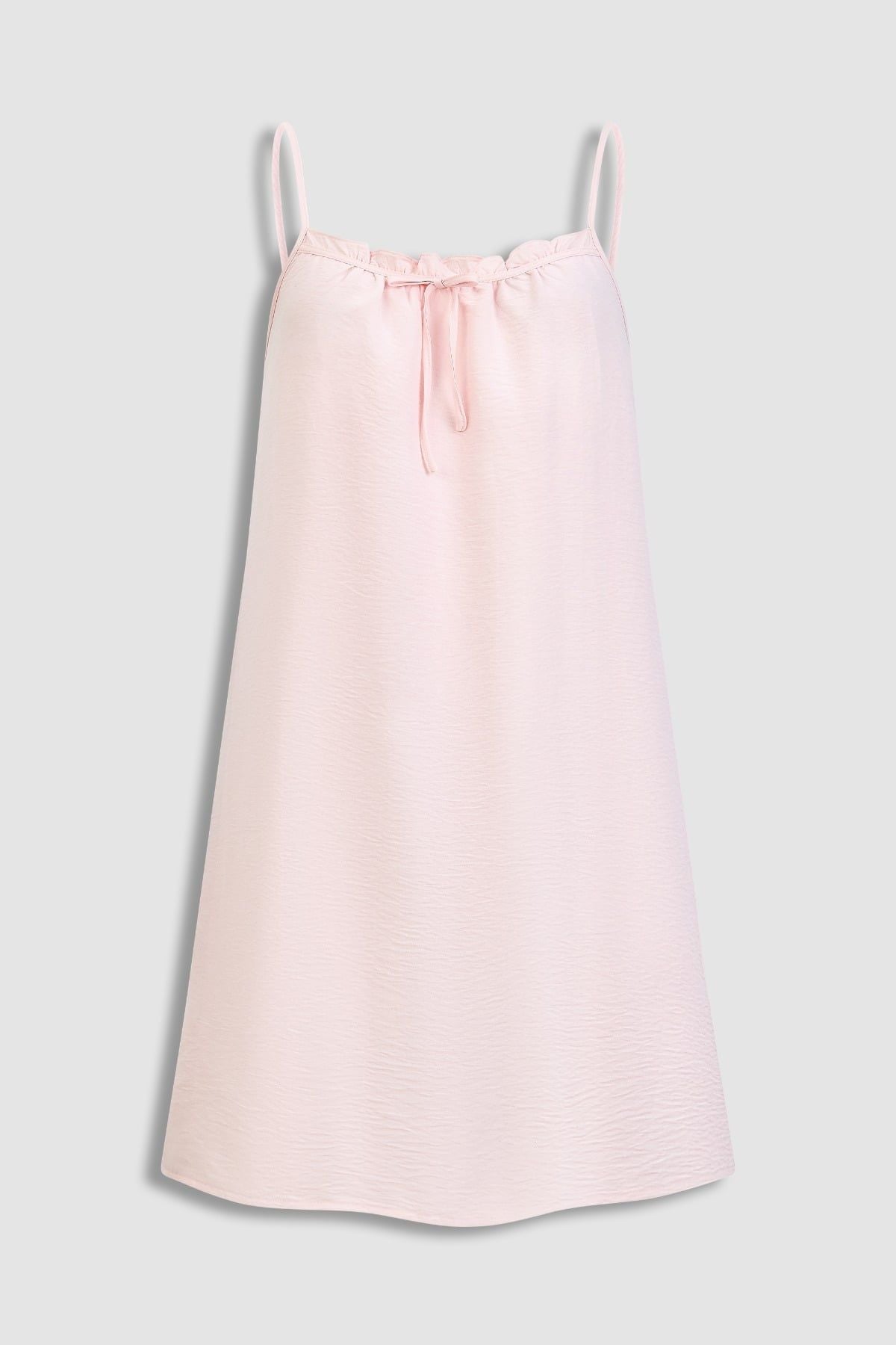 Đầm ngắn Misaki cotton nhăn trơn hai dây - M1118