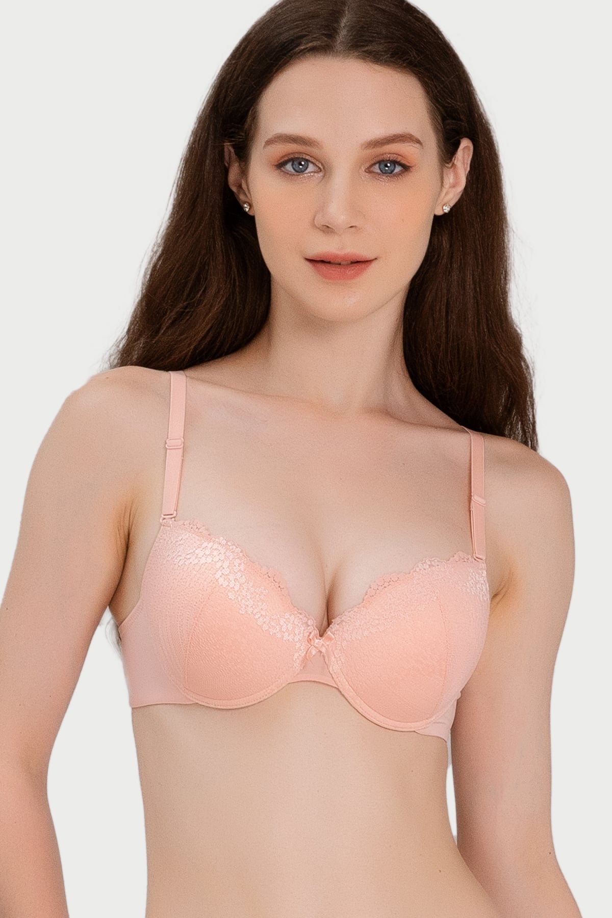 Áo ngực Misaki cup 3/4, đai trơn, mút dày - 0112
