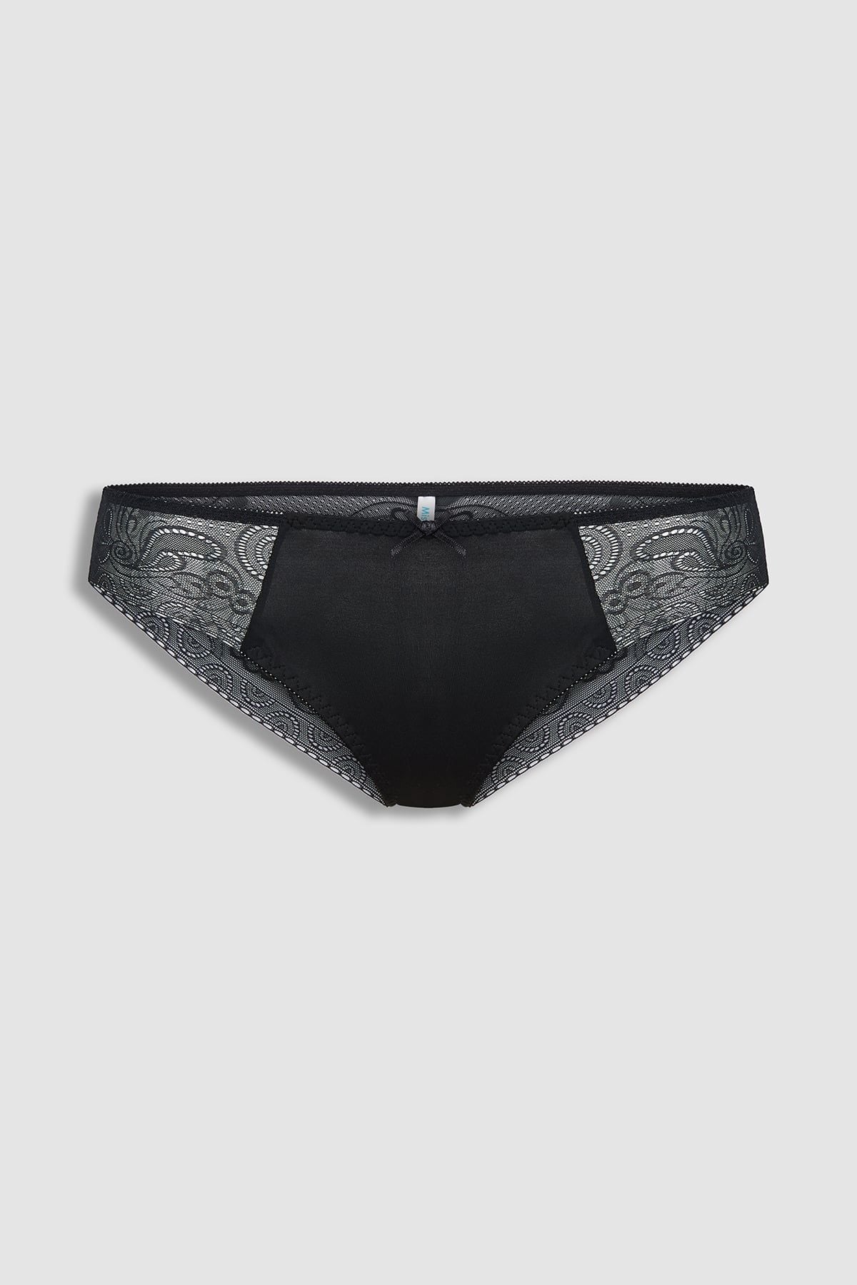 Quần lót bikini nữ Misaki trơn phối ren dáng cơ bản M1011