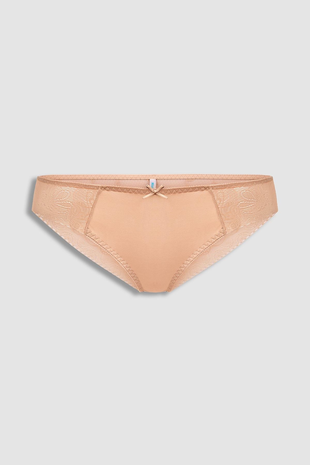 Quần lót bikini nữ Misaki trơn phối ren dáng cơ bản M1011