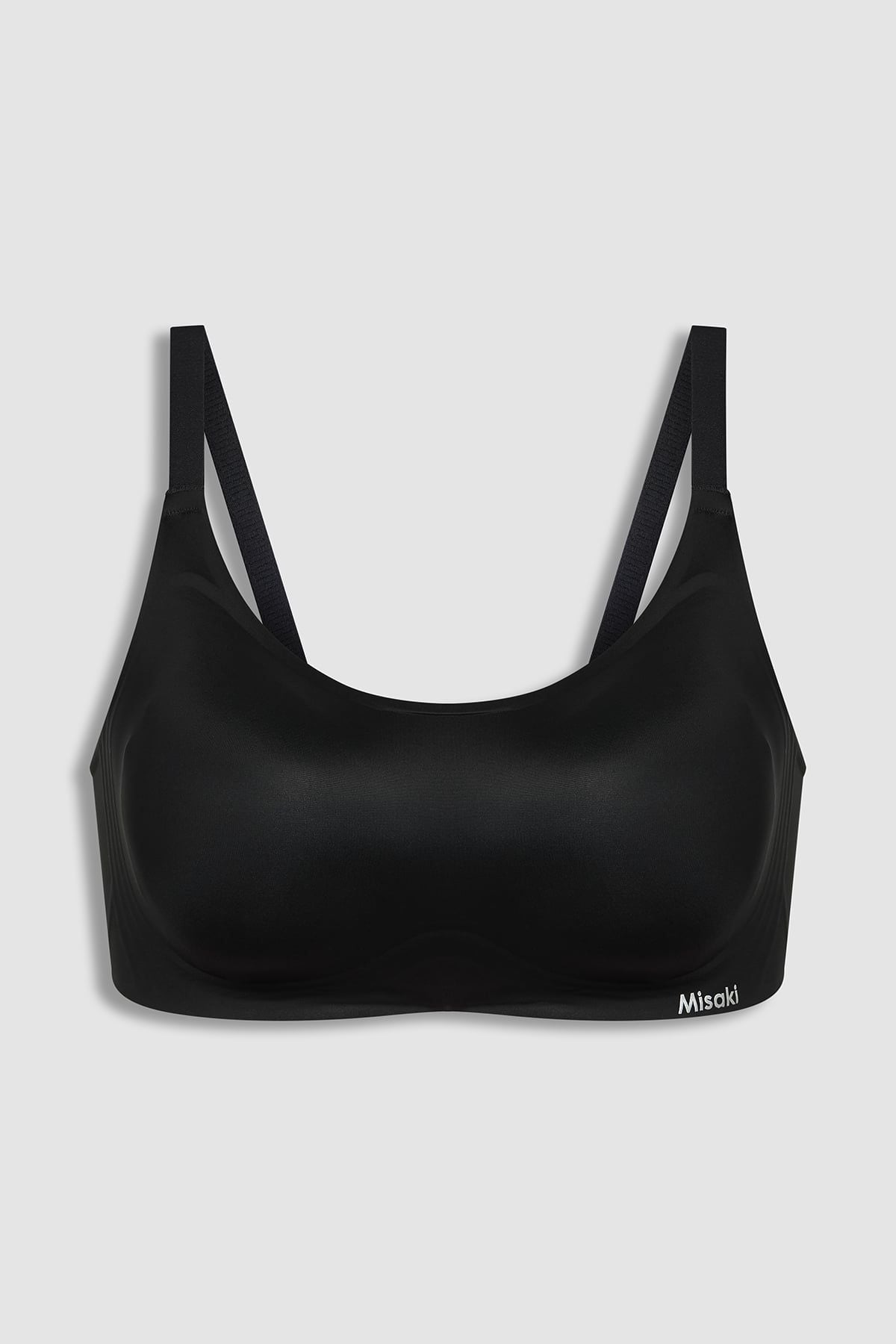 Áo ngực wireless nữ MIsaki nylon spandex trơn mút mỏng - M1086