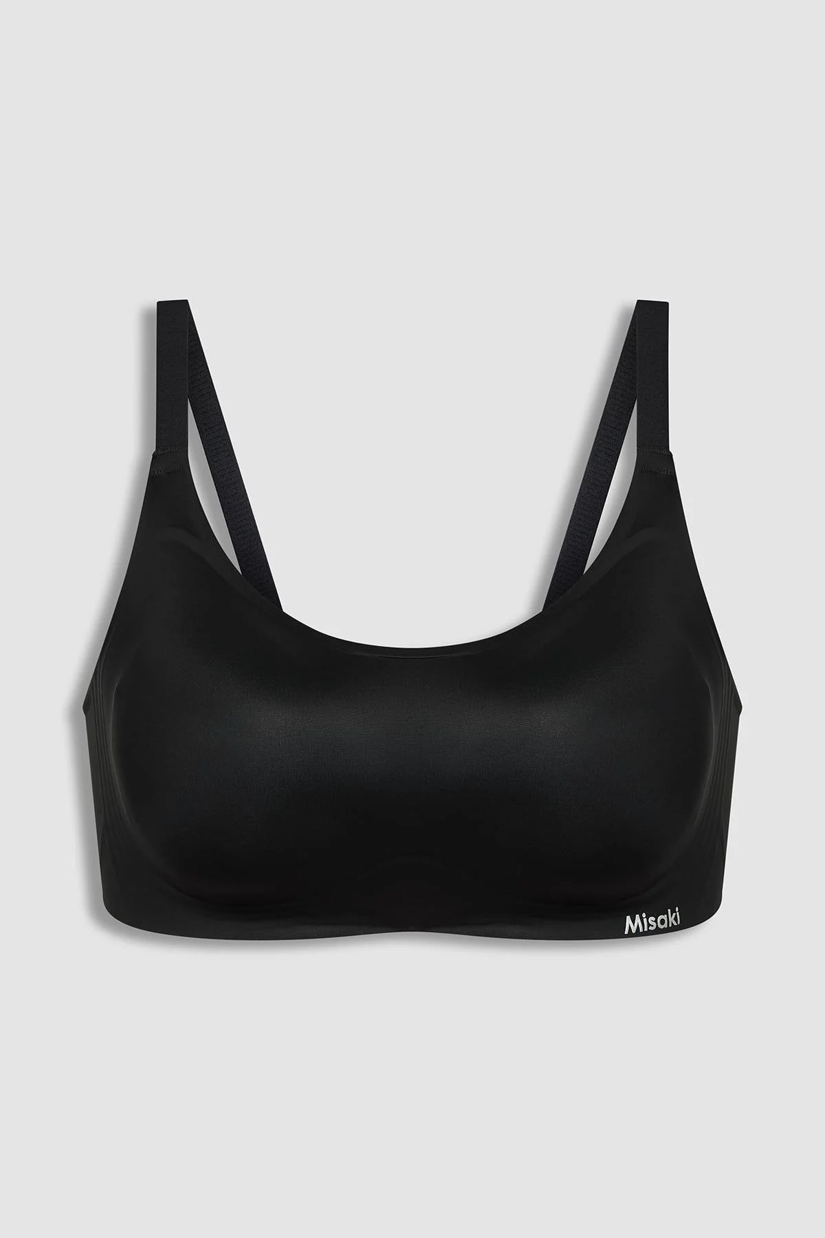 Áo ngực wireless nữ MIsaki nylon spandex trơn mút mỏng - M1086