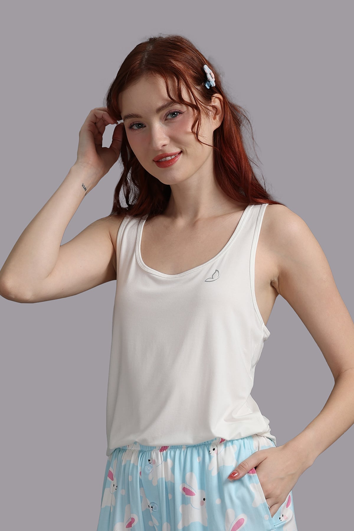 Áo tank top Wow by NDLanNgoc cotton bamboo – N0019