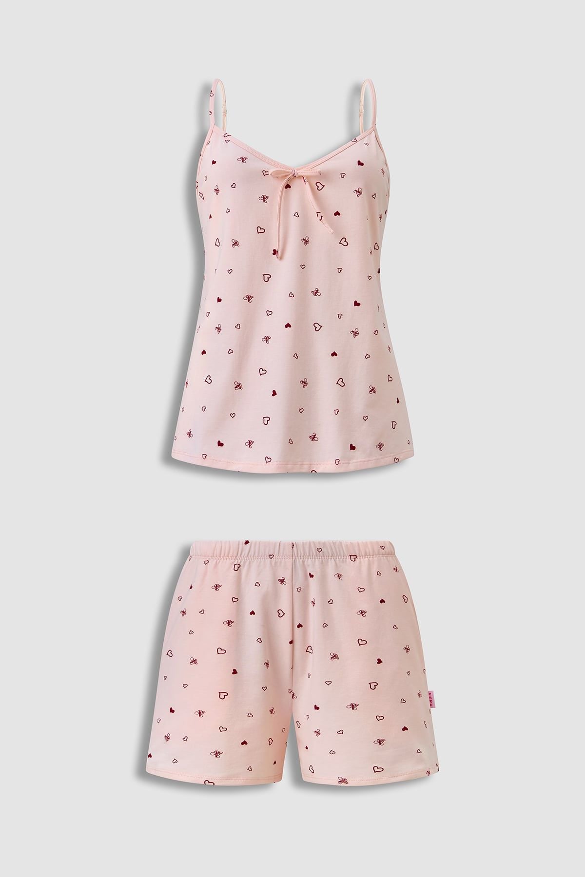 Bộ short nữ Vera cotton spandex in hai dây - V0836