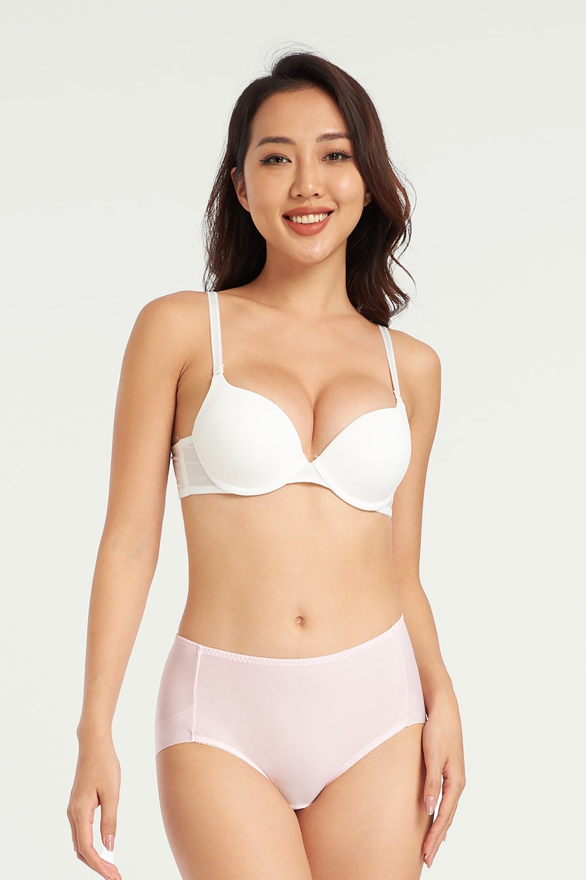 Quần lót lưng cao nữ Vera nylon trơn - V0792