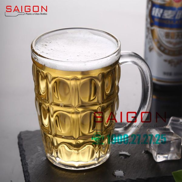 IMG MMTB14 - Ly Thủy Tinh IMG Thumb Block Mug 329ml | Thủy tinh nhập khẩu Indonesia