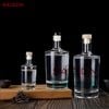 Chai tròn vai ngang 750ml | Chai thủy tinh nút nhấn
