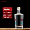 Chai tròn vai ngang 500ml | Chai thủy tinh nút nhấn
