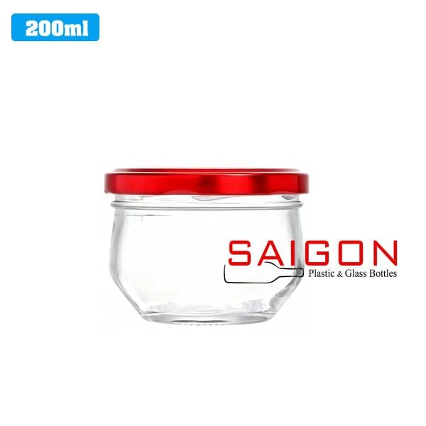 Hũ Thủy Tinh Sen Chén Đựng Yến 200ml