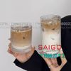 INS GS-105-2 - Ly Thủy Tinh INS Stripes Mark Rock Glass 350ml | Thủy Tinh Cao Cấ
