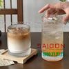 INS GS-105-2 - Ly Thủy Tinh INS Stripes Mark Rock Glass 350ml | Thủy Tinh Cao Cấ