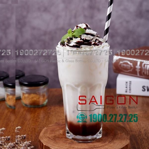 LG-101414(10005) - Ly Thủy Tinh Lucky Central Hi Ball 380ml | Nhập Khẩu Thái Lan