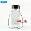 Chai Vuông Lùn 500ml | Chai thủy tinh nắp nhựa