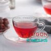 Ocean ( P00671+ P00640 ) - Bộ Tách Thủy Tinh Ocean Cosmo Tea Cup 230ml ( Đĩa + Tách ) | Nhập Khẩu Thái Lan