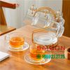 LG-311807.755 - Bộ Tách Thủy Tinh Lucky Stack Tea Cup Glass 202ml | Nhập Khẩu Thái Lan