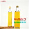 Chai Vuông 1000ml | Chai thủy tinh nắp nhôm