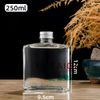 Chai Vuông Dẹp 250ml | Chai thủy tinh nắp nhôm