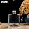 Chai Vuông Dẹp 200ml | Chai thủy tinh nắp nhôm