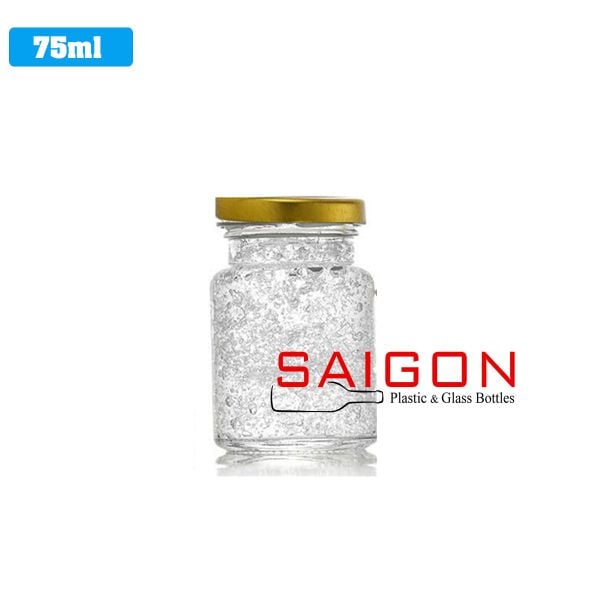 Hũ Yến 75ml | Hũ Thủy Tinh Nắp Thiếc