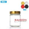 Hũ Trụ 180ml Nắp Thiếc Dày P63 | Hũ Thủy Tinh Nắp Thiếc