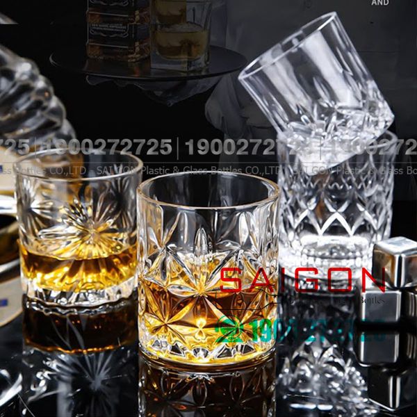 WHG6005 - Ly Thủy Tinh WHG Whisky Rock Glass 280ml | Thủy Tinh Cao Cấp