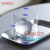 VIR H90 - Ly Thủy Tinh Virote Borosilicate Fine Rim Rock 420ml | Thủy Tinh Cao Cấp