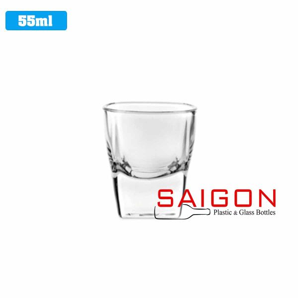 Ocean P00210 - Ly Thủy Tinh Ocean Plaza Shot 55ml | Nhập Khẩu Thái Lan