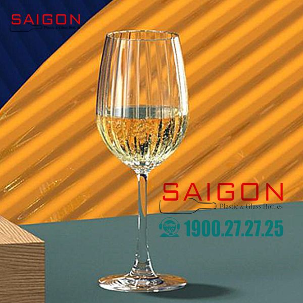 Ocean 1035W12 - Ly Thủy Tinh Ocean Madison Stripe White Wine 350ml | Nhập Khẩu Thái Lan