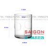 Ocean B02109 - Ly Thủy Tinh Bấm Ocean Unity Juice Glass 255ml | Nhập Khẩu Thái Lan
