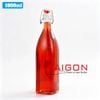 Chai Gài Vuông 1000ml | Chai thủy tinh nắp gài