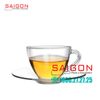 Ocean ( P00671+ P00640 ) - Bộ Tách Thủy Tinh Ocean Cosmo Tea Cup 200ml ( Đĩa + Tách ) | Nhập Khẩu Thái Lan