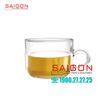Ocean ( P00340+ P00271 ) - Bộ Tách Thủy Tinh Ocean Stack Tea Cup 200ml ( Đĩa + Tách ) | Nhập Khẩu Thái Lan
