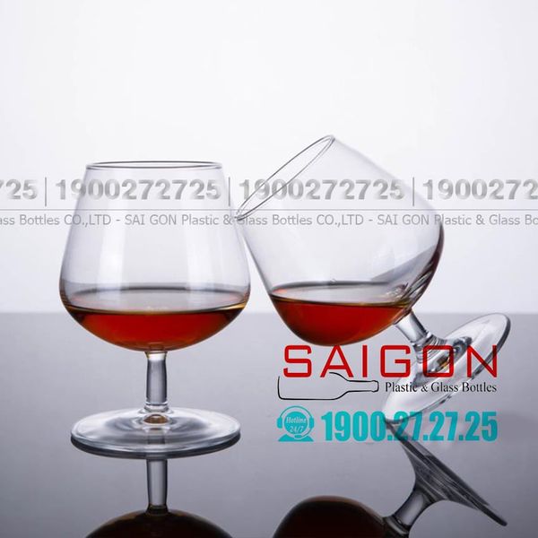 Deli EJ5402 - Ly Thủy Tinh Apple Green Basic Brandy Glass 250ml | Thủy Tinh Cao Cấp