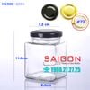Hũ Vuông 500ml | Hũ Thủy Tinh Nắp Thiếc